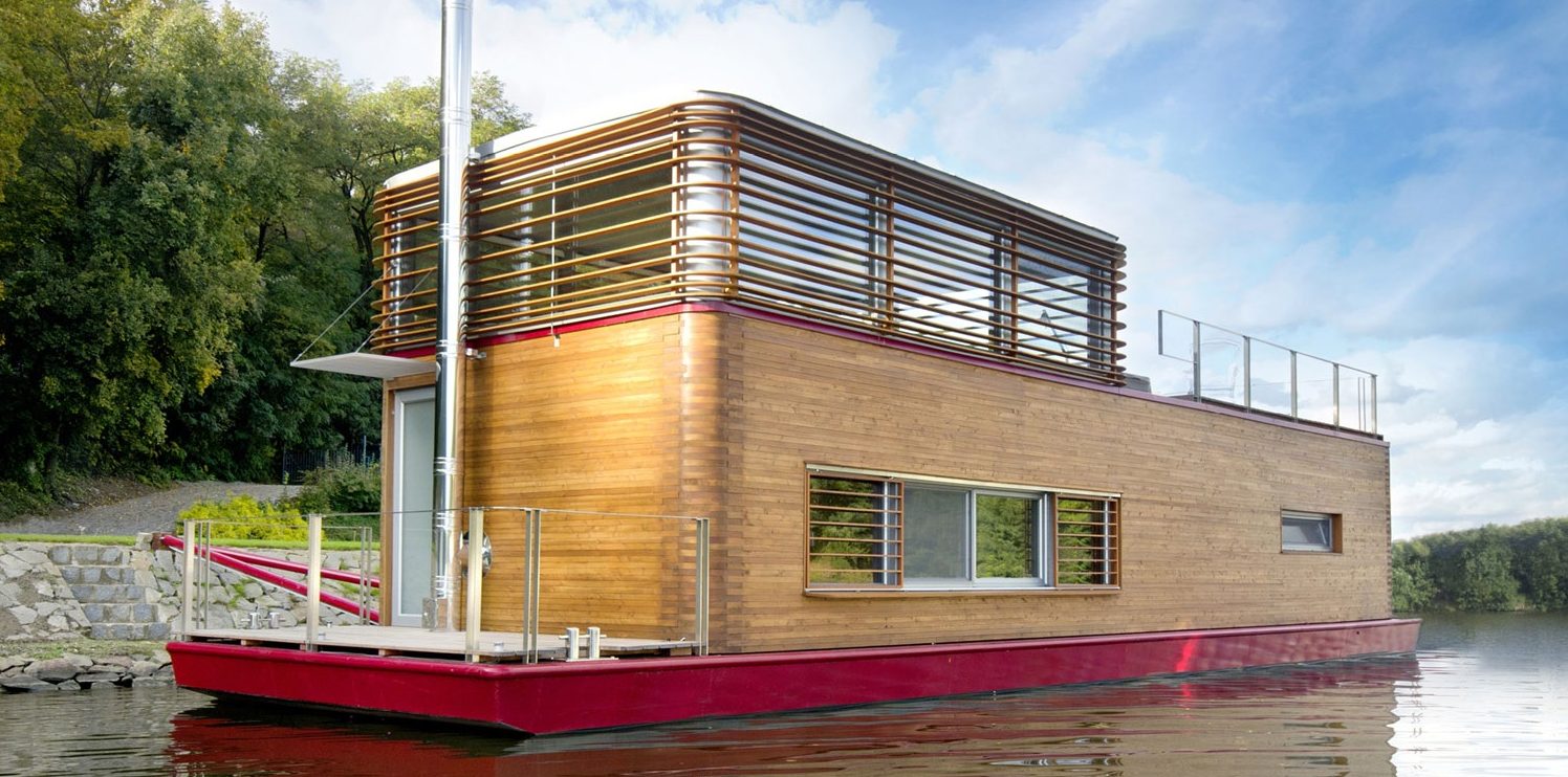 Amazing Houseboats made from Used Shipping Containers