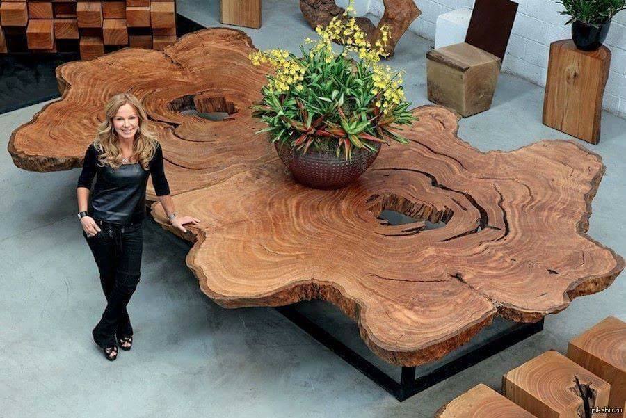 15 Beautiful Artistic Wooden Table Designs