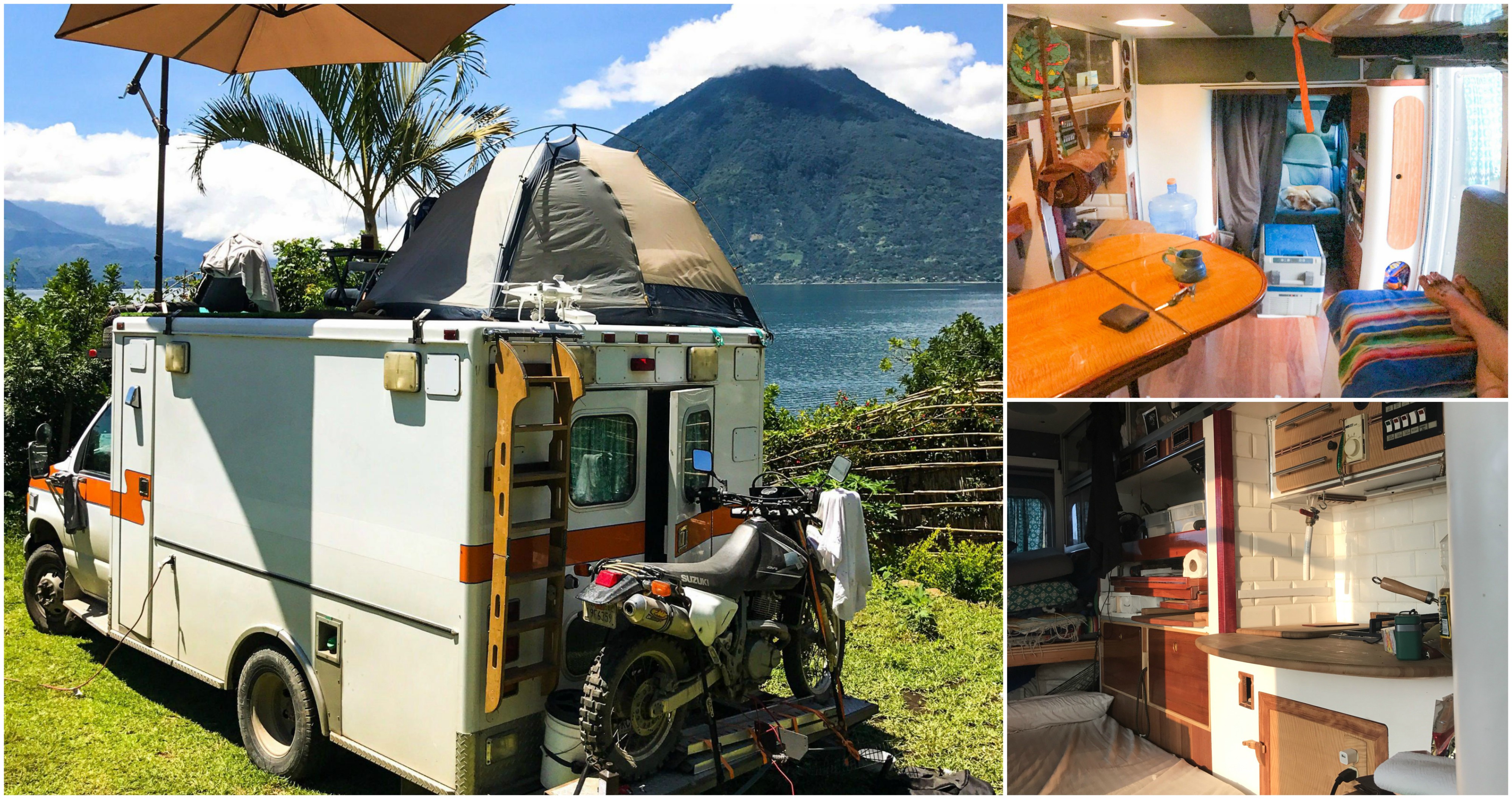 He Bought a Used Ambulance, Turned it into his Home, and Drove South to the Tropics