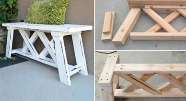 Build a DIY bench for only $13