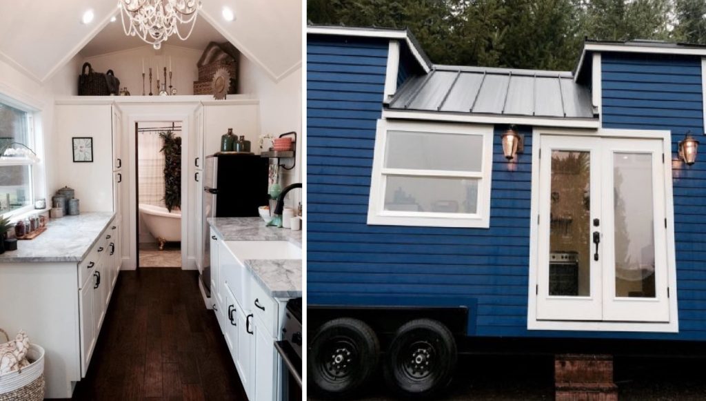 Quite The Interior on This Tiny House