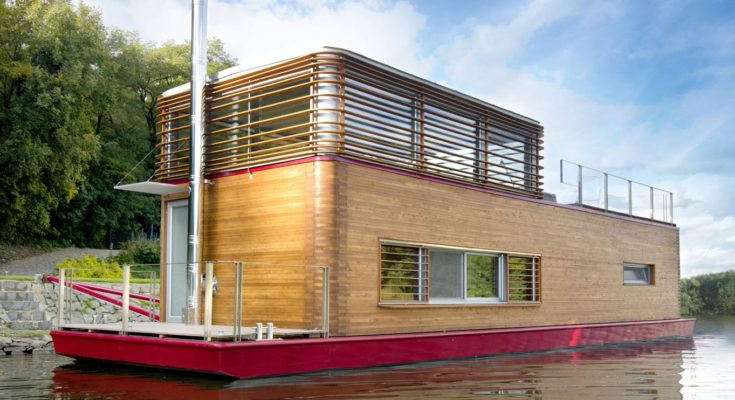 Amazing Houseboats made from Used Shipping Containers