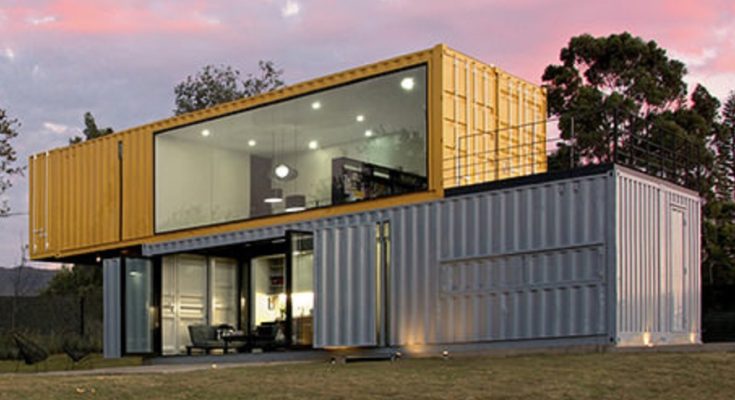 Beautiful Container House for 2 Shipping Contaners