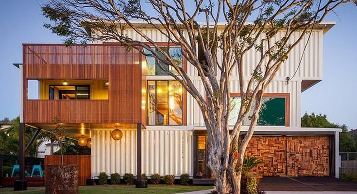 Beautiful House Made with 31 Shipping Containers