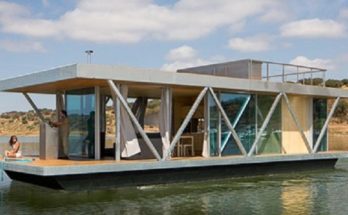 Floating Home That Can Be Shipped Easily - It Fits Inside Shipping Containers