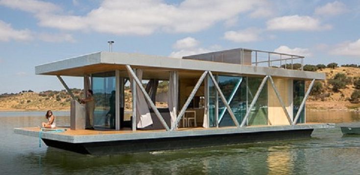 Floating Home That Can Be Shipped Easily - It Fits Inside Shipping Containers