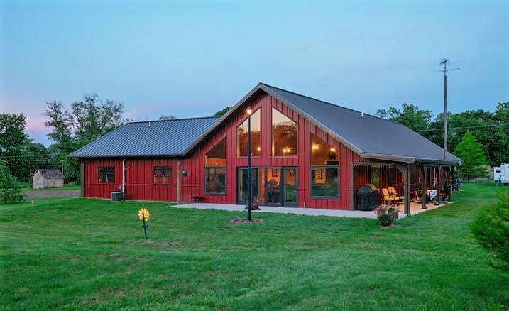 Impressive Metal Building Full Sized Home