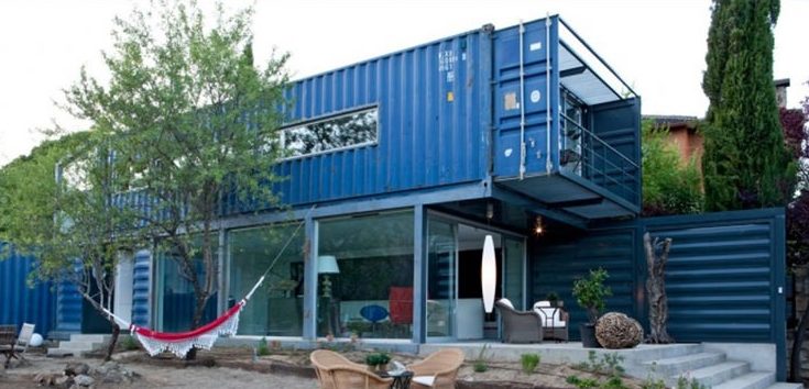 Simple Shipping Container House