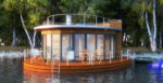 Now That's a Luxurious Little Houseboat with Style