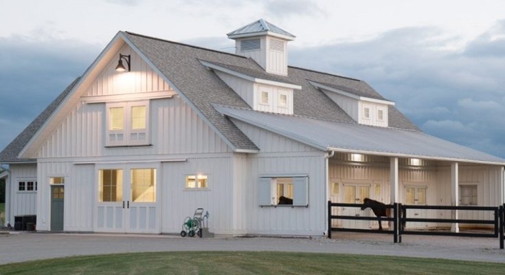 Now This Is a Barn House, and It's a Metal Building