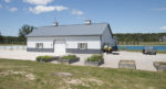 Distinctive Lakeside Metal Storage Building