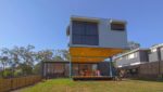 Cross-Stacked Cantilevered Shipping Container House