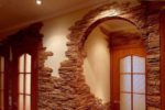 Decorative Stacked Stones Wall