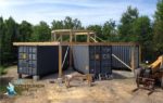 Solar Powered Off-Grid Shipping Container Cabin