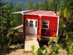 This Shipping Container Cabin Opens Up - Extra Security Cabin