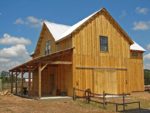 Combination Barn Home with Open Porch