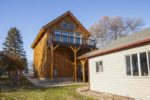 Country Barn Home with 13ft Lean-to and 8ft Breezeway