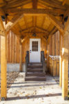 Country Barn Home with 13ft Lean-to and 8ft Breezeway