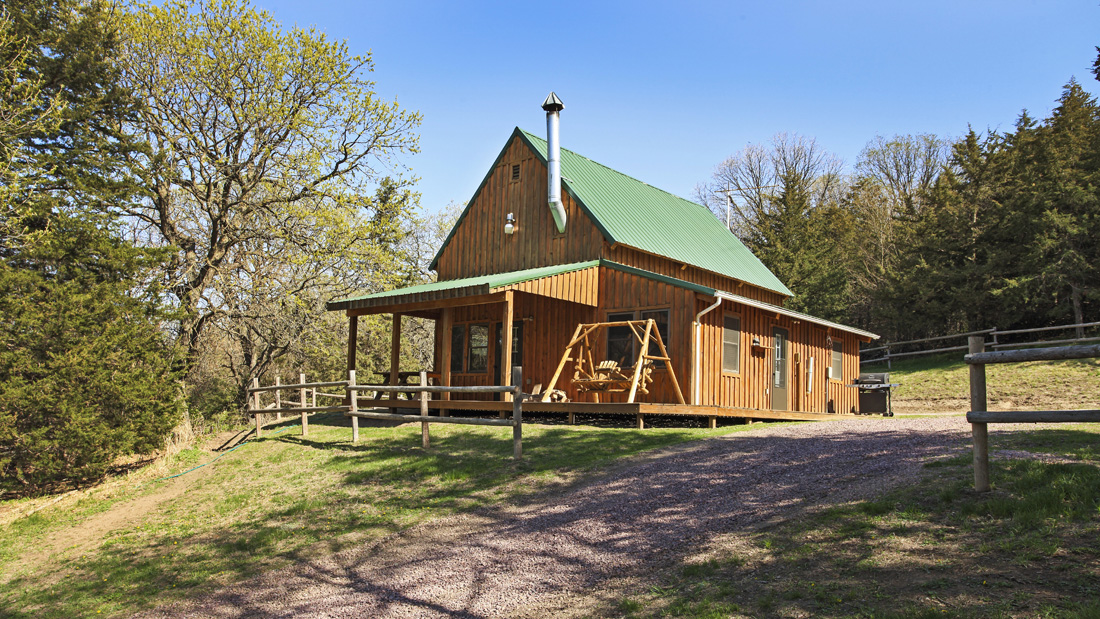 Customized Barn Home with Open Porch in Nebrask