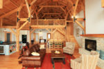 Elegant Barn Homes with 12 & 20 ft Lean-tos