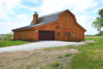 Elegant Barn Homes with 12 & 20 ft Lean-tos