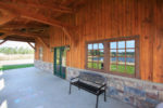 Incredible Barn with a Cupola and an Open Covered Porch