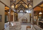 Spectacular Barn Home is with 12ft lean-tos, Dormers and Dark Stained Interior Beams