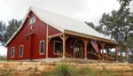 Stunning Country Barn Home Kit w Open Porch