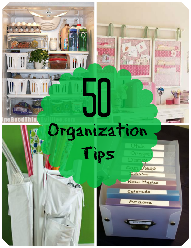 25 More Organizational Tips for Your Home