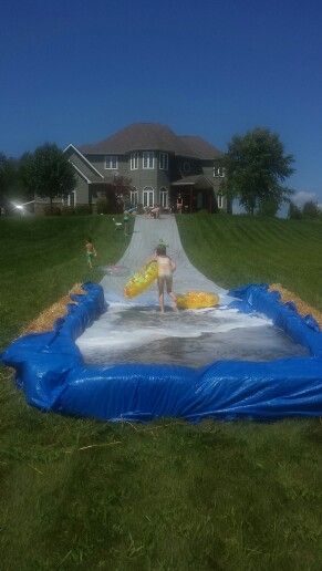 Hay Bale Pools Are An Easy Option For Back Yard Swimming
