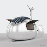 The Solar and Wind Powered Ecocapsule Has All You Need for Survival