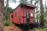 They converted an old caboose into this great house