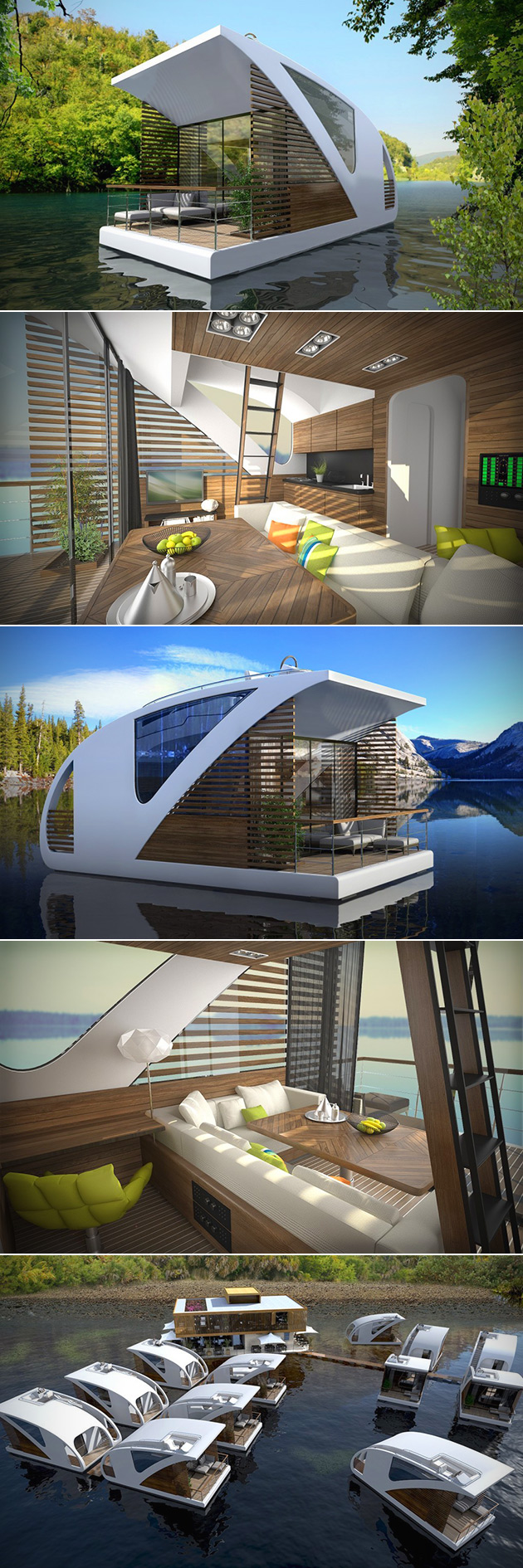 Stunning Floating Hotel that Lets You Stay in Catamaran Apartments