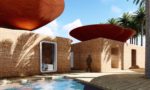 Bowl-shaped Roofs Collect Rainwater and Provide Natural Cooling