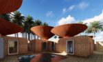Bowl-shaped Roofs Collect Rainwater and Provide Natural Cooling