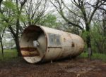 Rusty Storage Tank Turned Micro Home