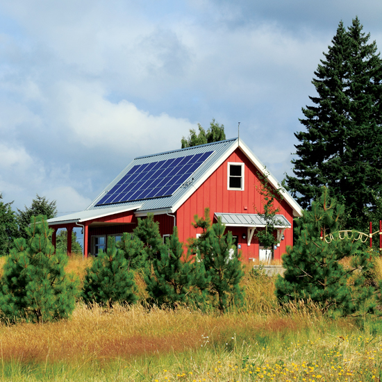 Small Building Boasts a Roof-Mounted Solar Array (1)