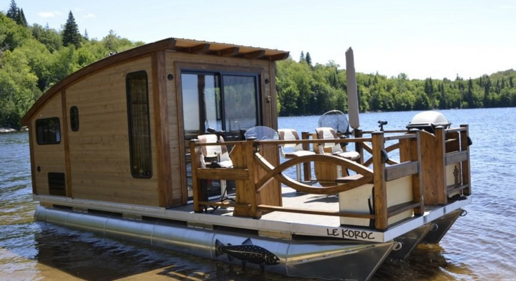 Solar Powered Houseboat